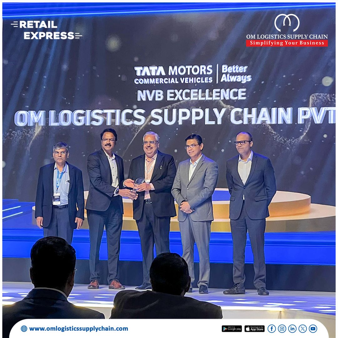 Best Logistics Service Provider award at the Tata Motors Commercial Vehicles Annual Supplier Conference